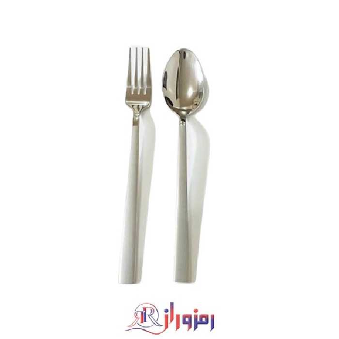 سرویس قاشق و چنگال 24 نفره 120 پارچه یونیک مدل صدفی مات