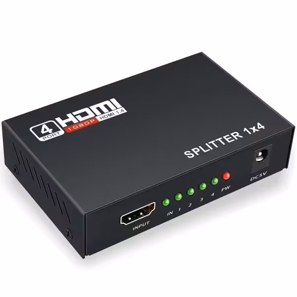 اسپلیتر 4 پورت HDMI کی نت پلاس مدل KP-SPHD1404