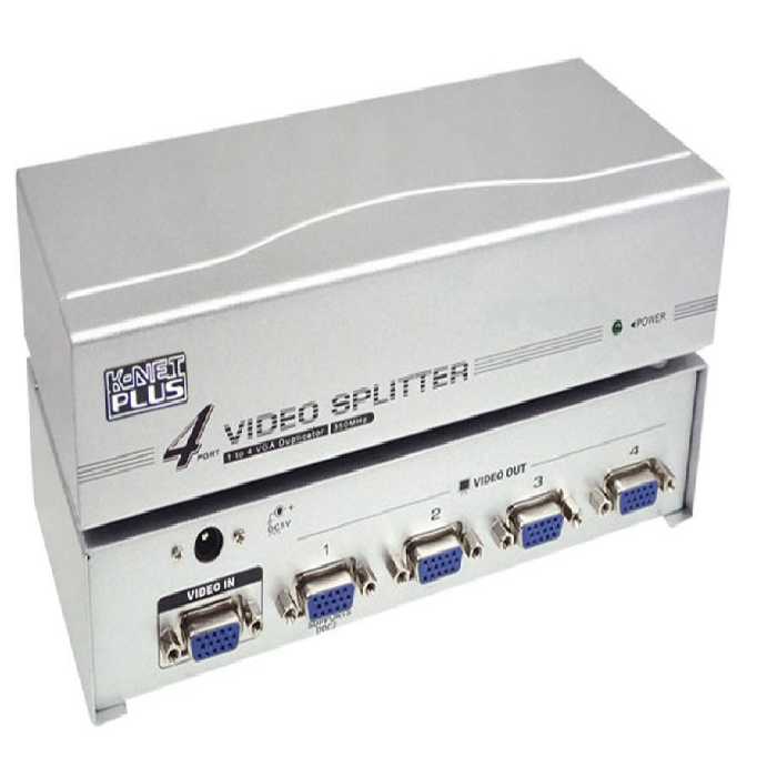 اسپلیتر4 پورت VGA کی نت پلاس KPS634