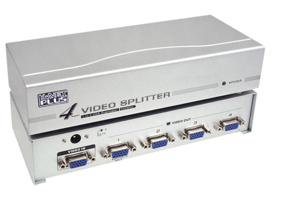 اسپلیتر4 پورت VGA کی نت پلاس KPS634