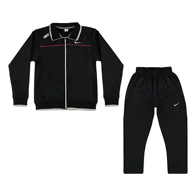 ست گرمکن شلوار بچه گانه طرح نایک|مشکی