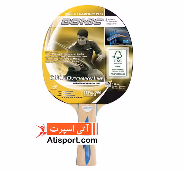 راکت پینگ پنگ دونیک Ovtcharov Line Level 500