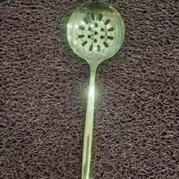 کفگیر طلایی پلویی کفگیر طلایی برنج کفگیر استیل کفگیر سوراخ دار طلایی