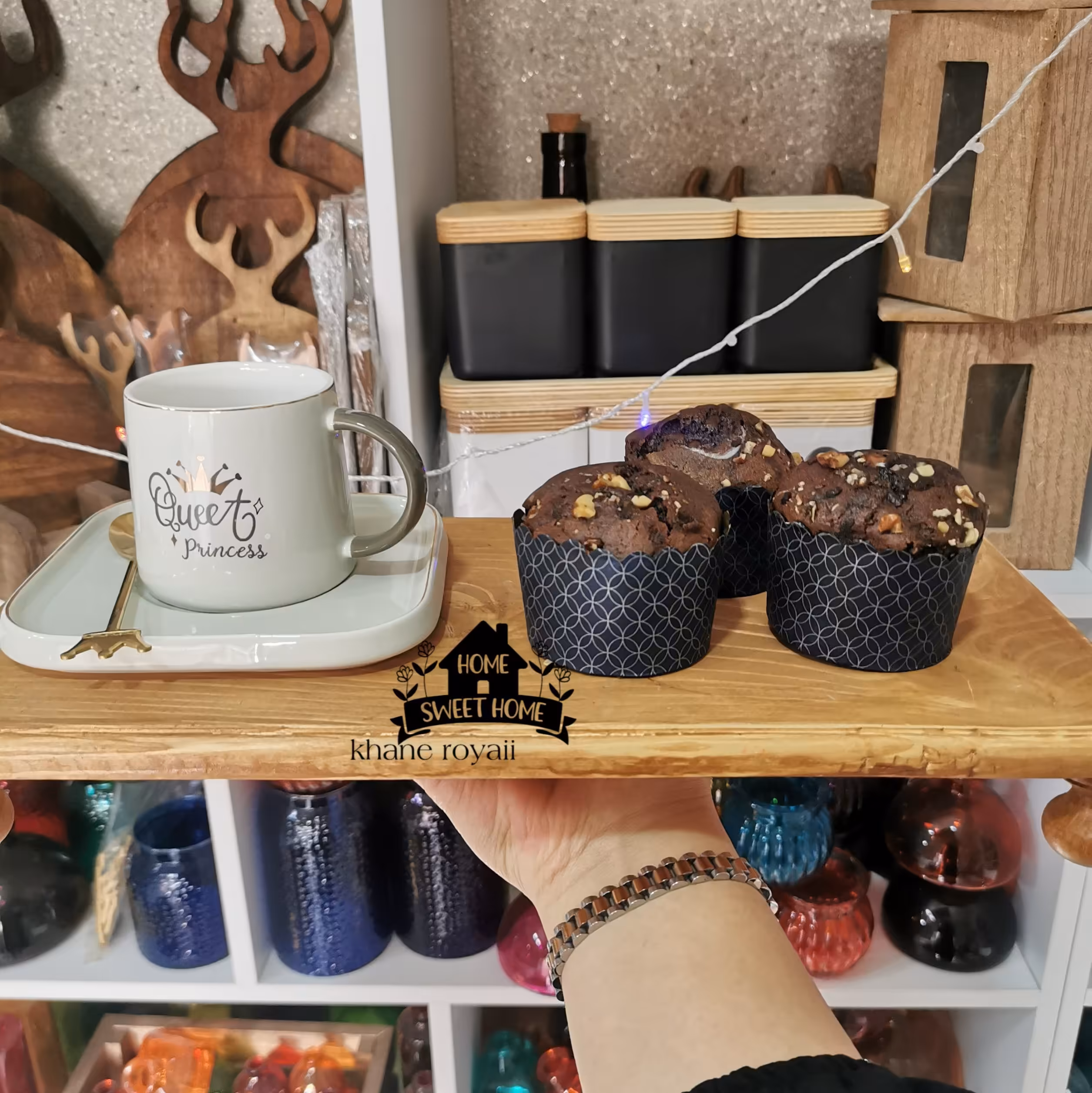 رایزر چوبی کار دست پایه دار. یه محصول عالی برای پذیرایی های شیک و جذاب تون 