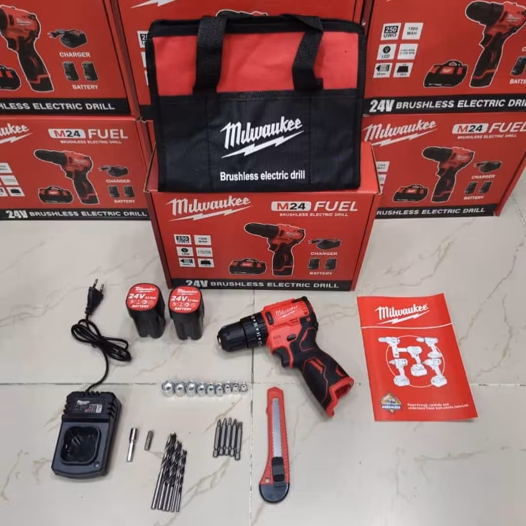 دریل شارژی میلیواکی  موتور براشلس 
