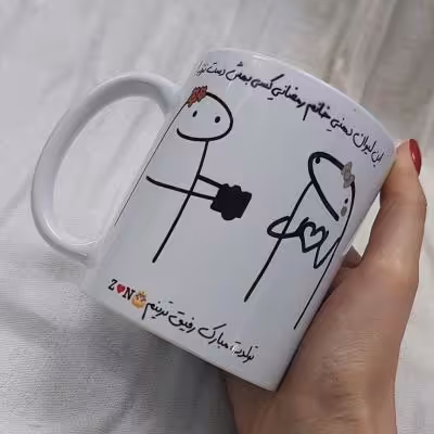 ماگ طرح دهنی