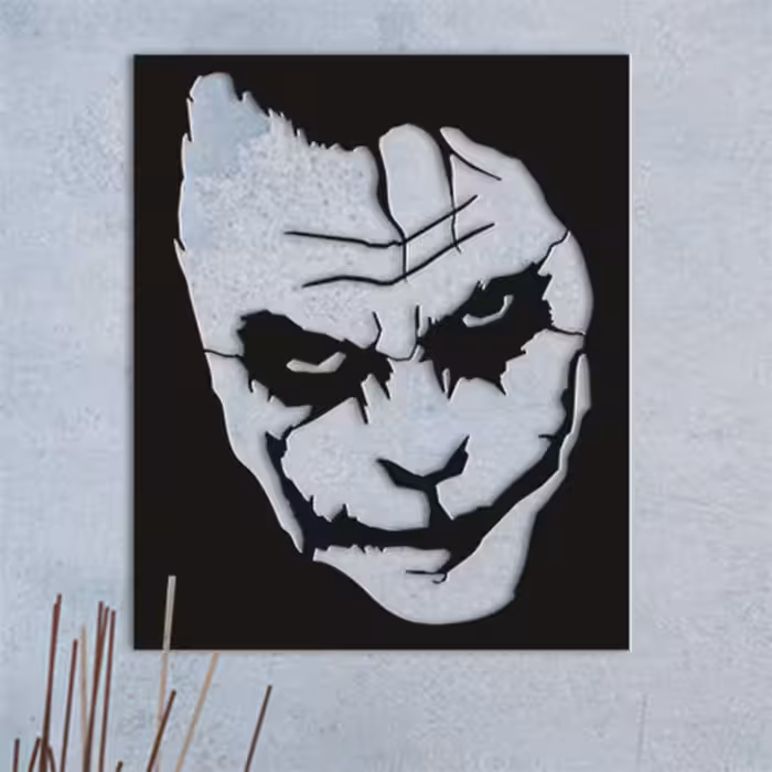 استیکر مدل چوبی جوکر کد T89