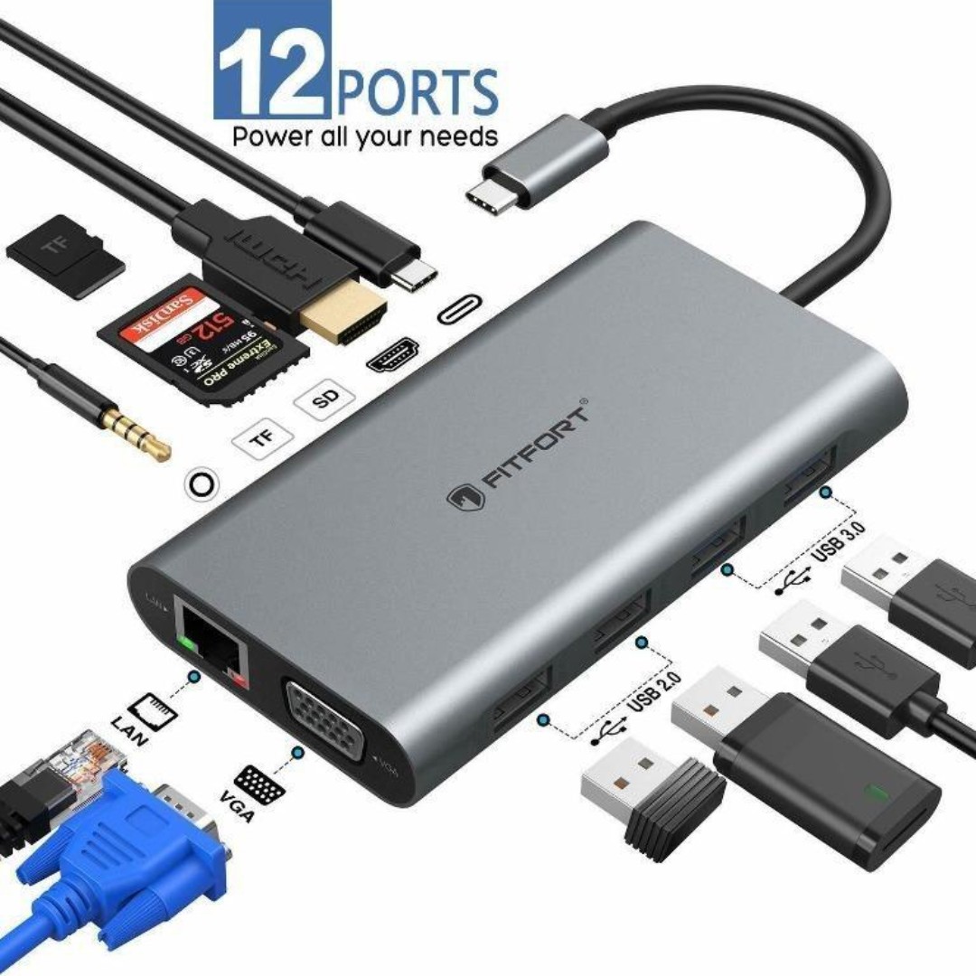 هاب 11پورتFITFORT اورجینال آمازون