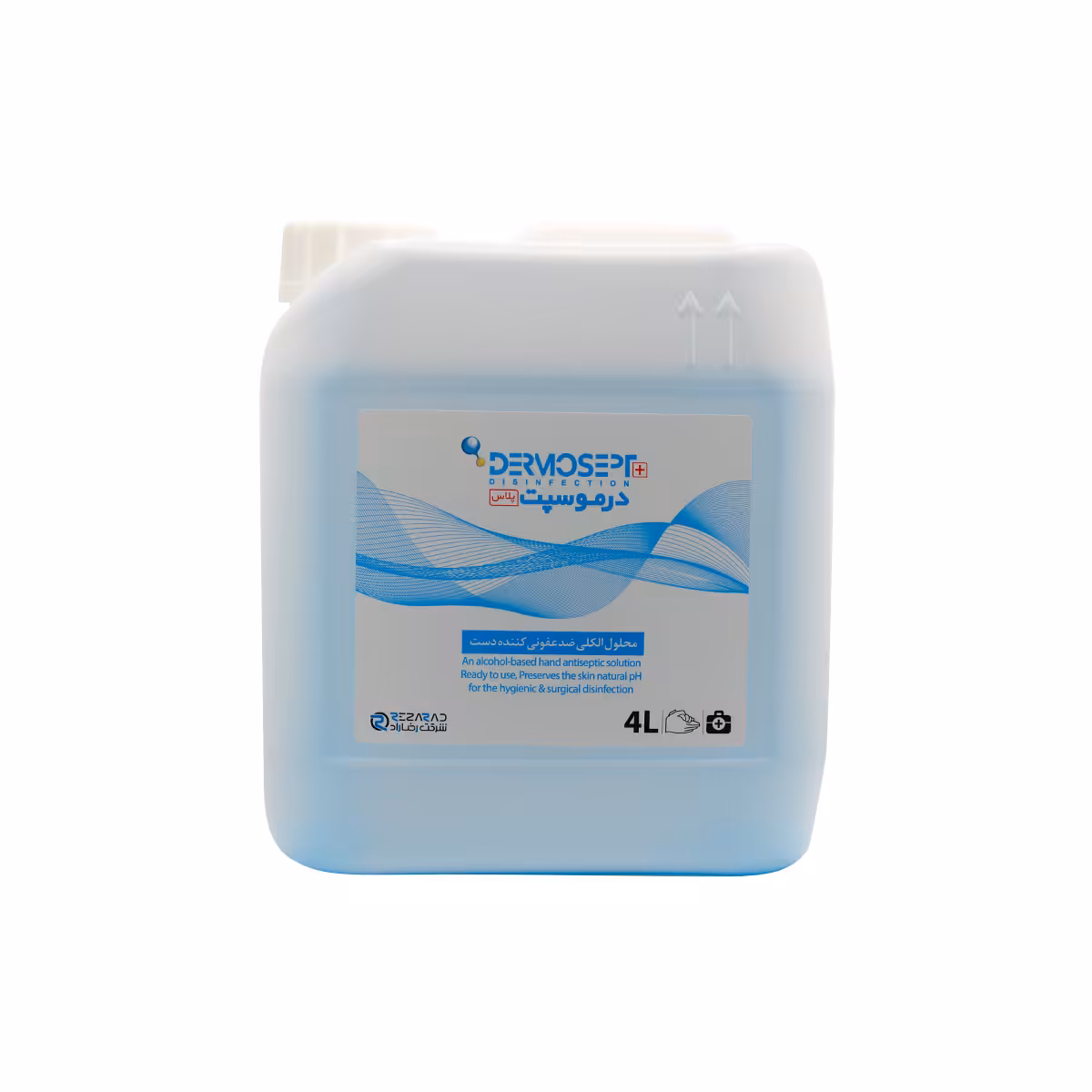 محلول ضدعفوني پمپي 4 لیتری درموسپت
