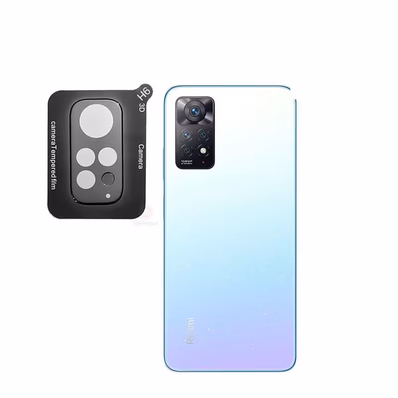 محافظ لنز دوربین شیشه ای 3D مناسب برای گوشی موبایل شیائومی Redmi note11 4g