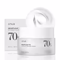 کرم تسکین دهنده قوی آنوا Anua Heartleaf 70 Intense Calming Cream