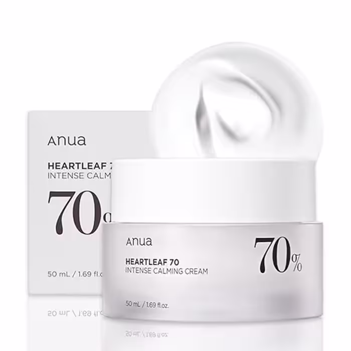 کرم تسکین دهنده قوی آنوا Anua Heartleaf 70 Intense Calming Cream