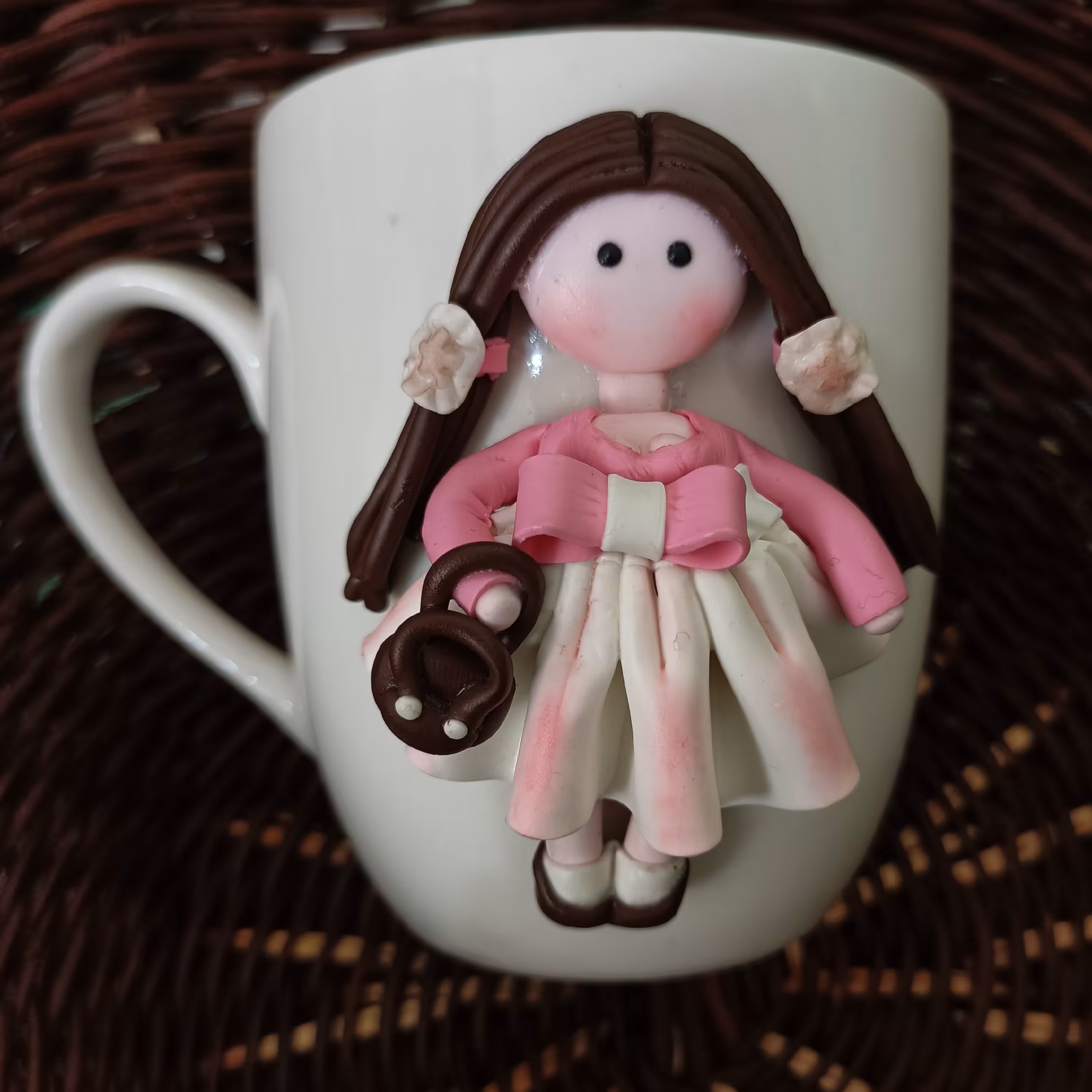 ماگ عروسکی دخترک بهار