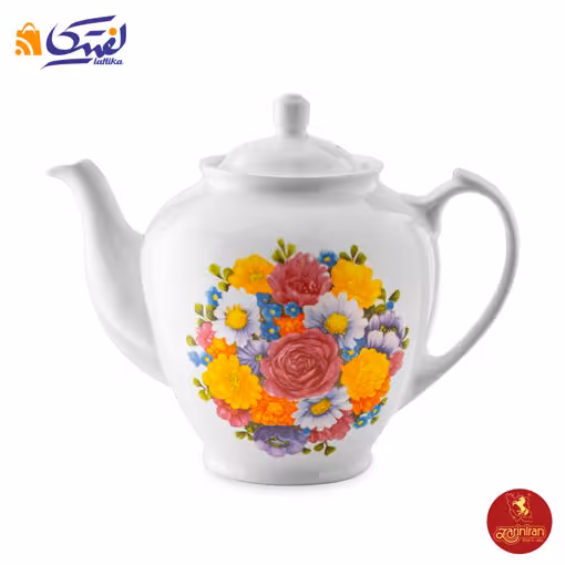 قوری هیئتی چینی زرین طرح پارادایز