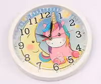 ساعت دیواری اسب تک شاخ (دارای رنگبندی)