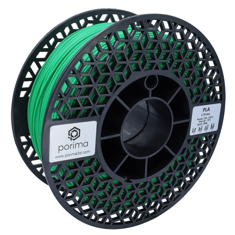 فیلامنت پرینتر سه بعدی PLA سبز تیره برند porima