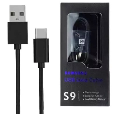کابل شارژر اصلی سامسونگ مدل EP-TA200 GALAXY S9 یواس بی به تایپ سی مشکی
