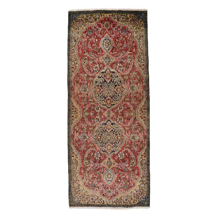 فرش قدیمی دستباف سه متری مدل وینتیج کد 4010934
