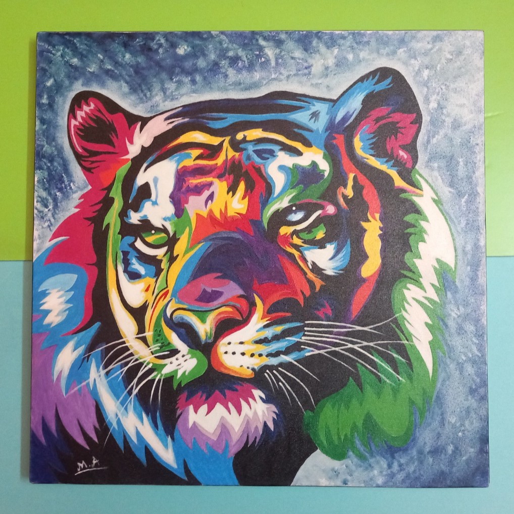 تابلو نقاشی ببر