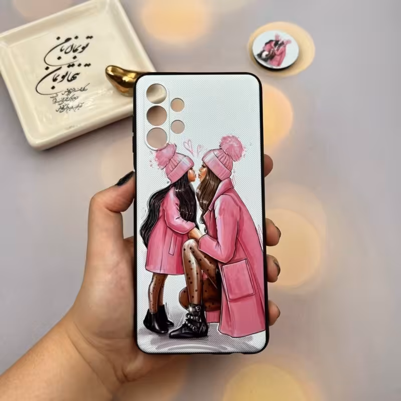 قاب گوشی Galaxy A13 4G سامسونگ طرح برجسته فانتزی پاپ سوکت دار کد 14019