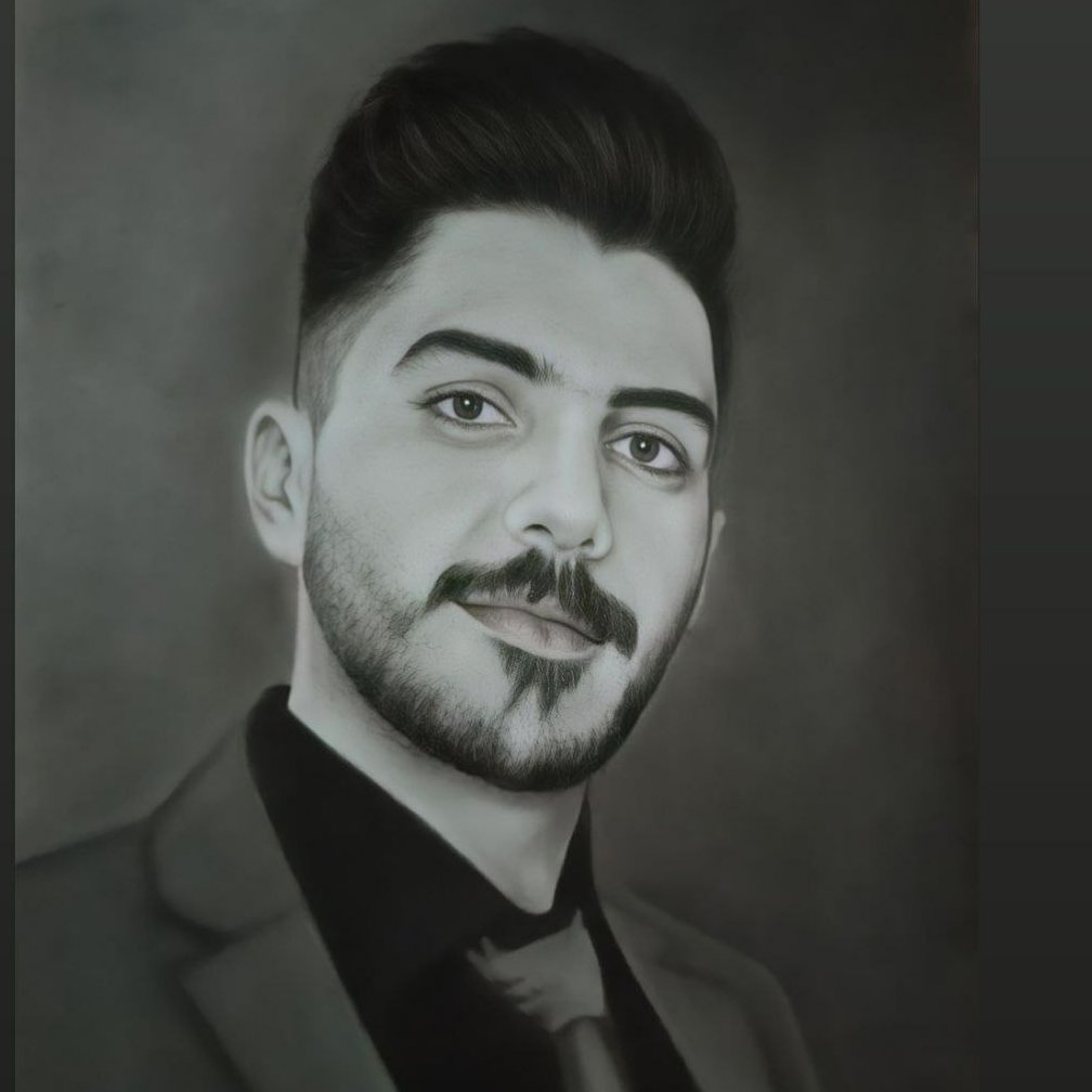 طراحی چهره با سیاه قلم در سایزهای مختلف با کیفیت عالی