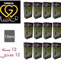 کاندوم اورز ours اویلی پلاس oily دوازده بسته 12 عددی
