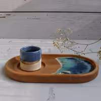 زیرلیوانی مدل بیضی 