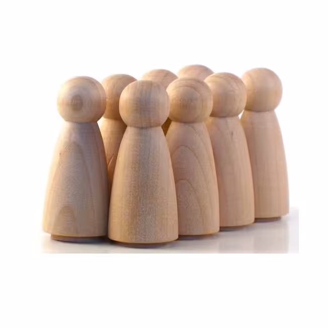 ادمک چوبی  دختر مناسب کارهای هنری نقاشی و دکور