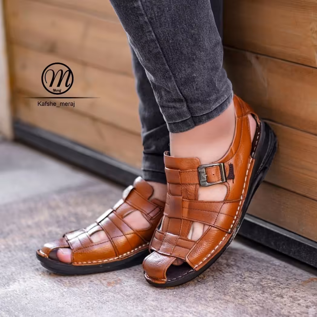 تابستانی ( مدل میلان)     تمام   چرم گاوی  طبیعی   