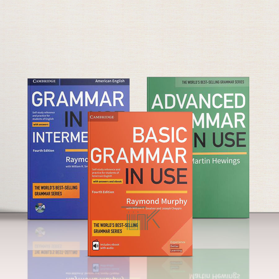 پک 3 جلدی گرامر این یوز ویرایش چهارم | Grammar In Use 4th Edition Pack | خرید کتاب زبان | خرید لوازم التحریر | چی کتاب | بالاترین تخفیف و ارسال رایگان