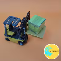 ماکت لیفتراک فلزی نارنجی جینک بنگ