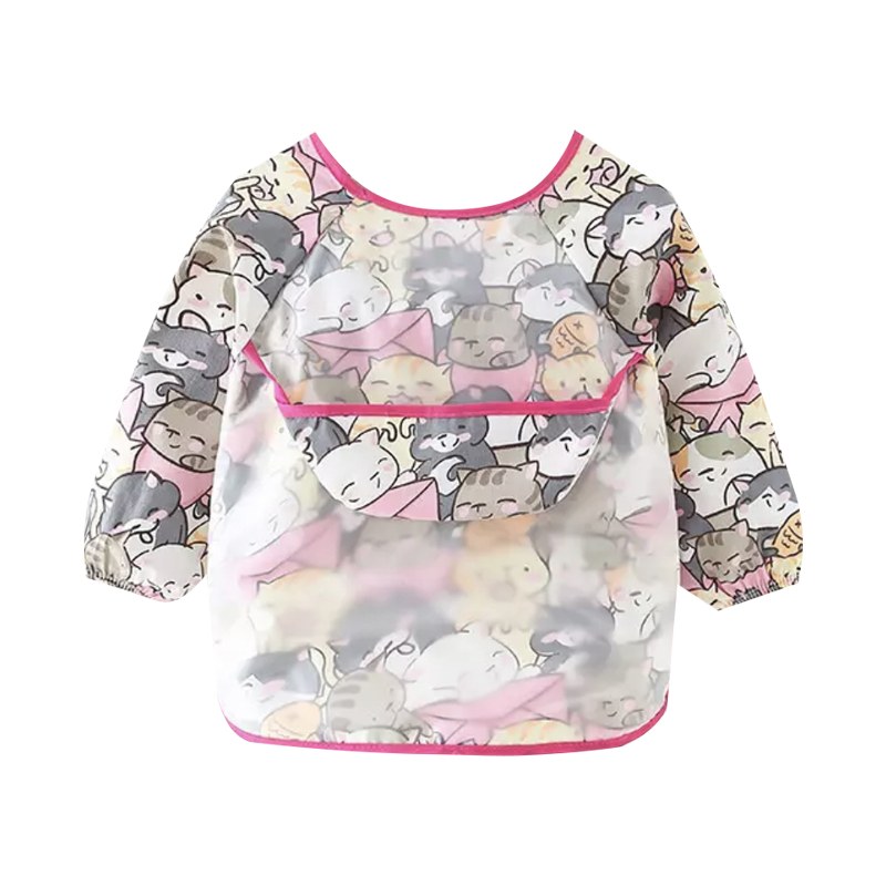 پیشبند  نوزاد آستین دار کاسه دار  رنگی 