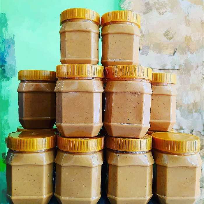 کره بادام زمینی  آستانه ارگانیک 400 گرمی