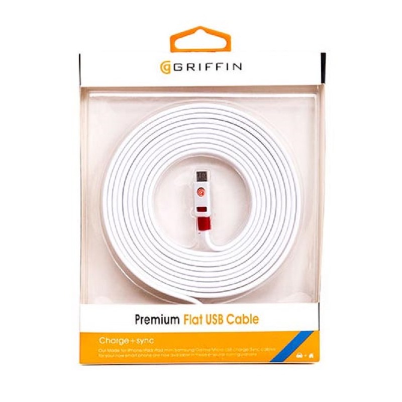  کابل شارژ سریع گریفین میکرو USB به طول 2 متر