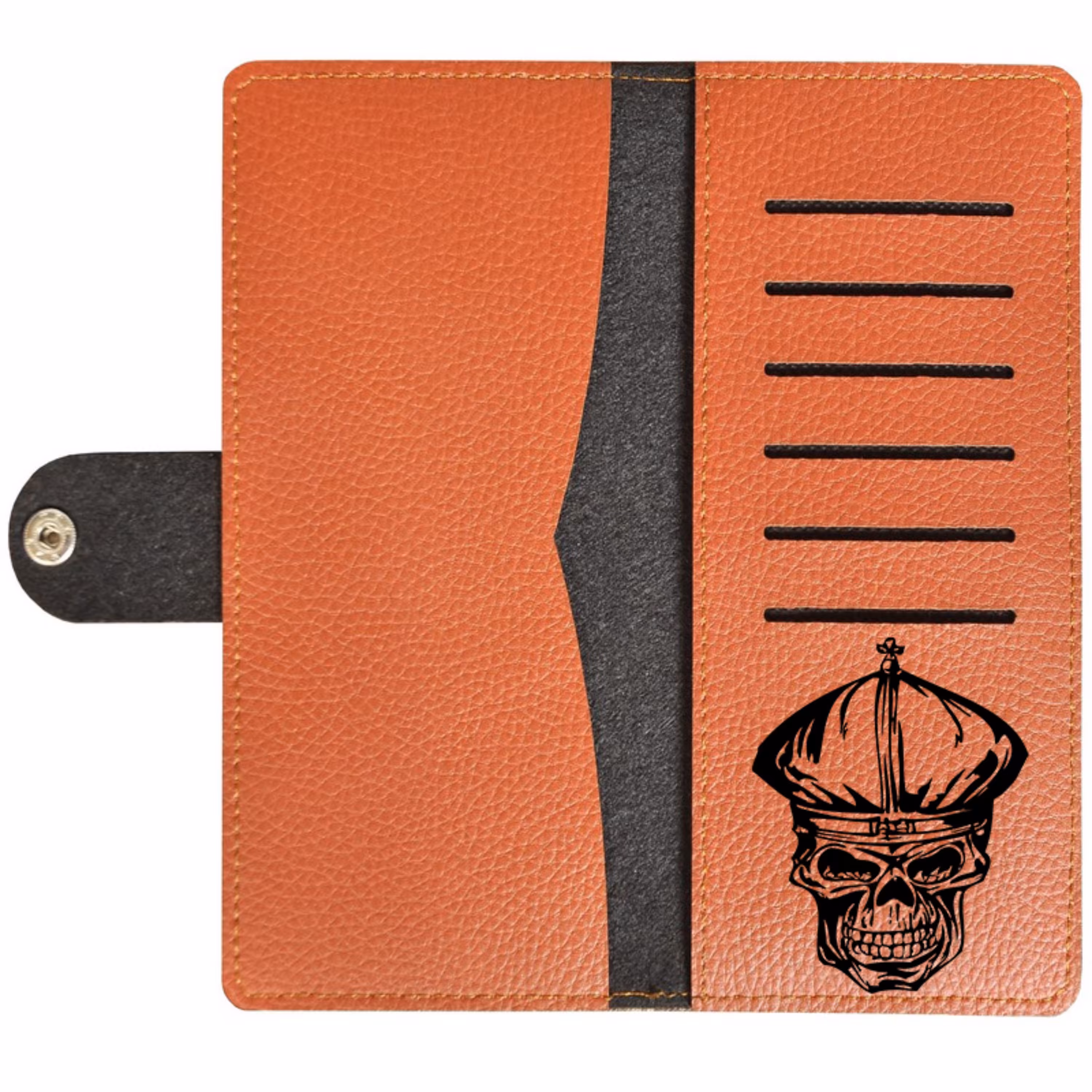 کیف پول و موبایل نازنین طرح جمجمه 