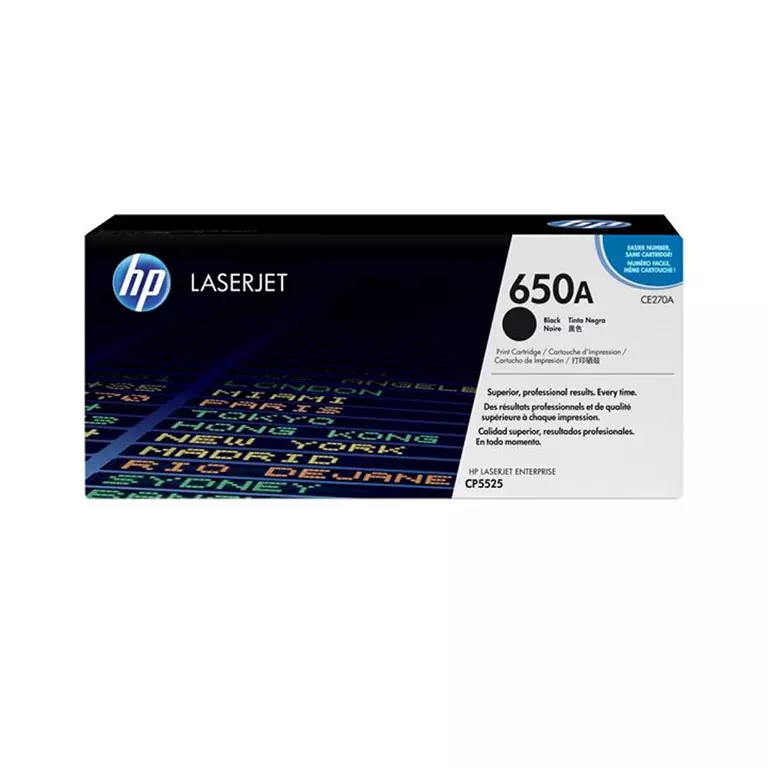 کارتریج تونر لیزری مشکی اچ پی مدل 650A