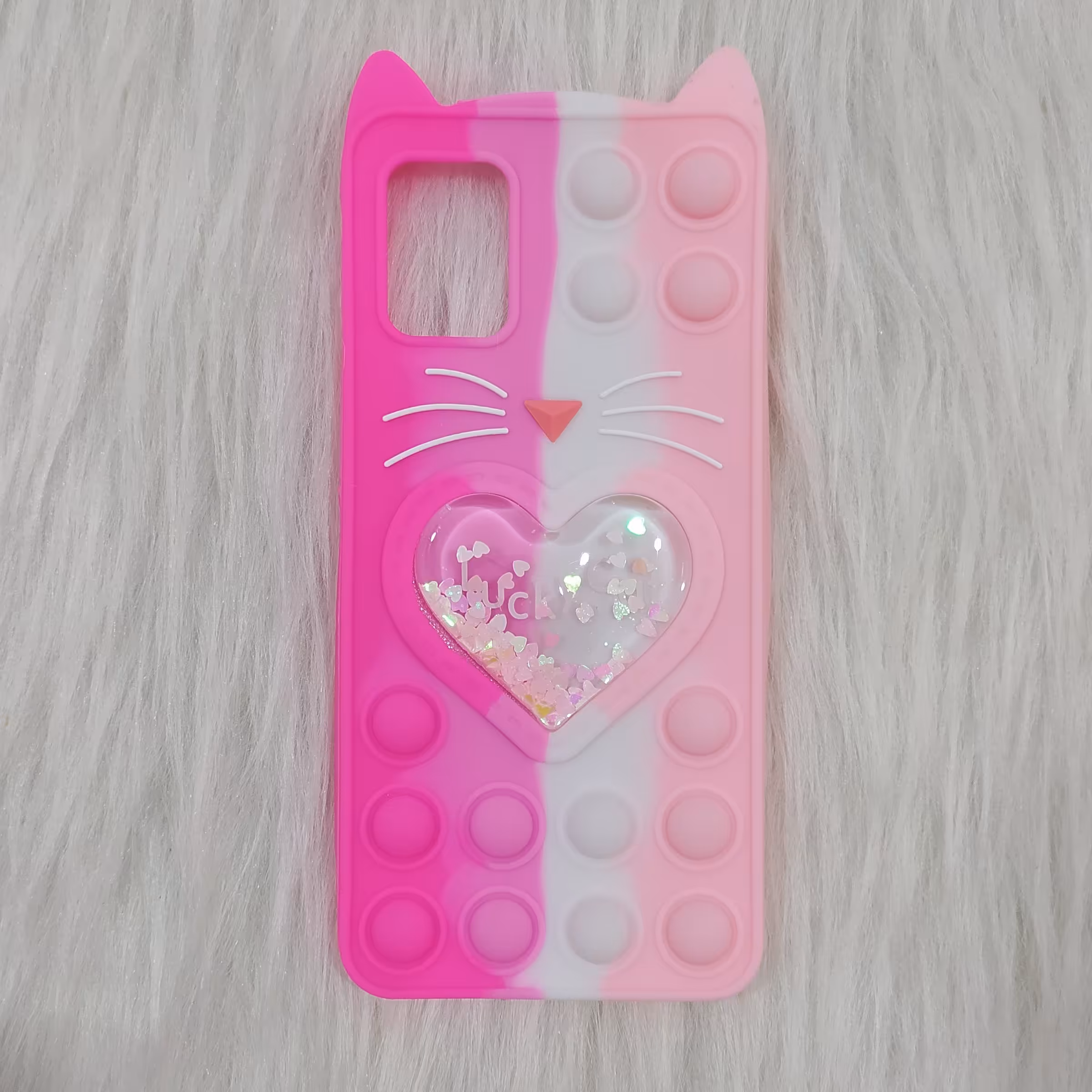 گارد سامسونگ A31  عروسکی پاپیتی آکواریومی سیلیکونی اورجینال آبرنگی