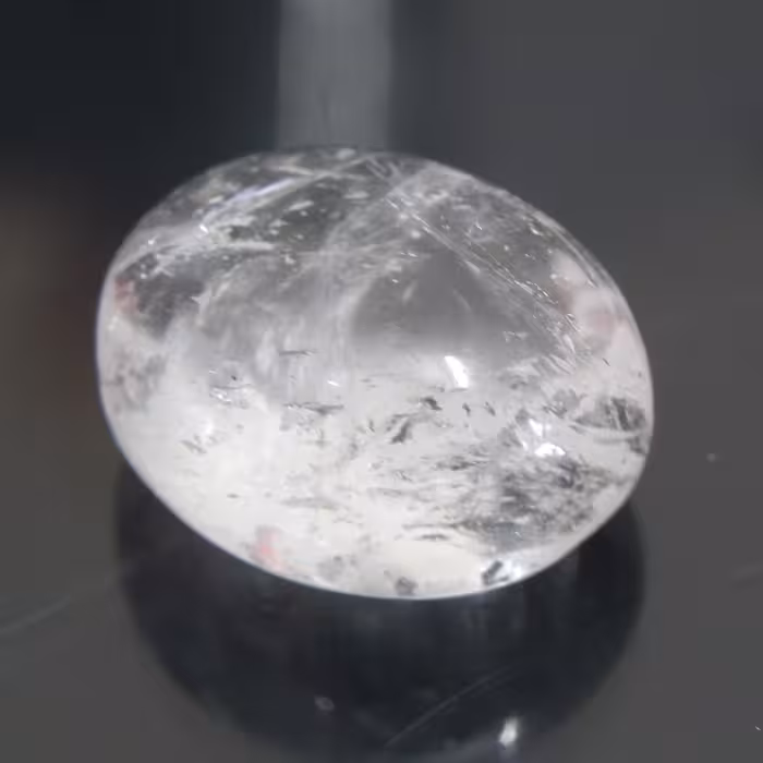 نگین دُر نجف پاک یا کوارتز  اصل معدنی انگشتری کد9