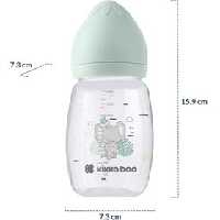 شیشه شیر کیکابو 260 میلی لیتر مدل Savanna سبز