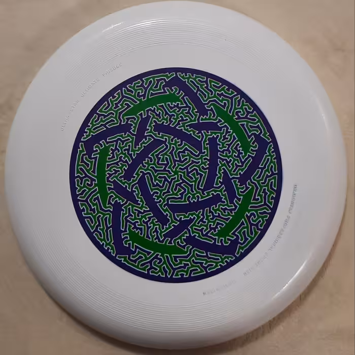 فریزبی اعلا یا بشقاب پرنده سفید برند دکتر درتاج 23