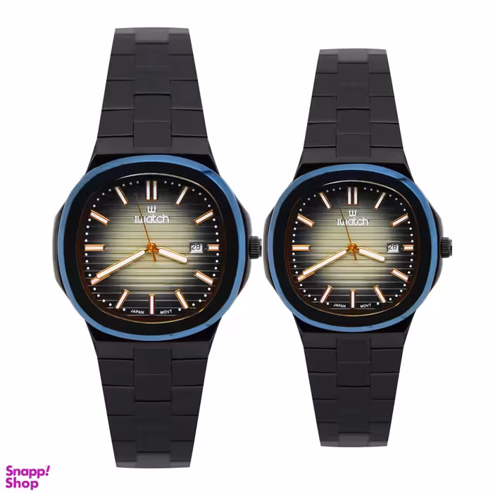 ست ساعت مچی عقربه ای زنانه و مردانه آی واچ مدل 190153