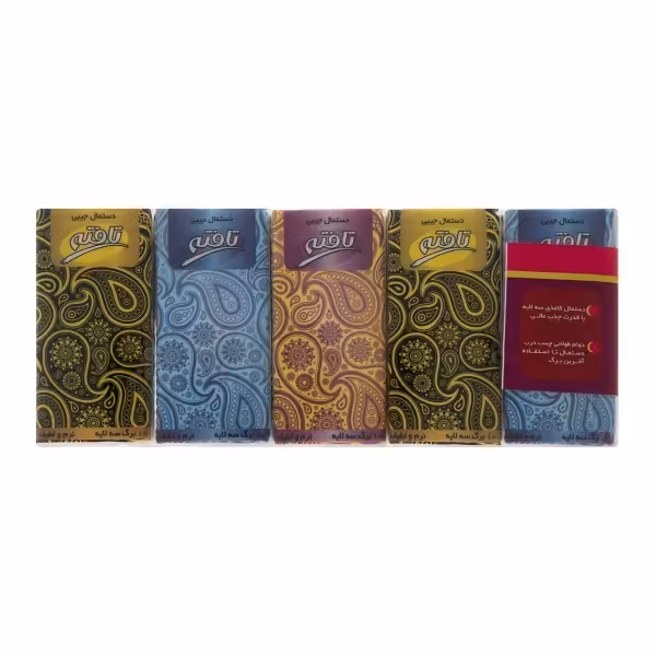 دستمال کاغذی جیبی تافته 10 برگ بسته 10 عددی | فروشگاه اینترنتی تاتا کالا