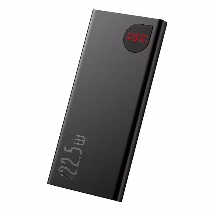 پاور بانک باسئوس مدل Adaman Metal Digital Display 10000mAh
