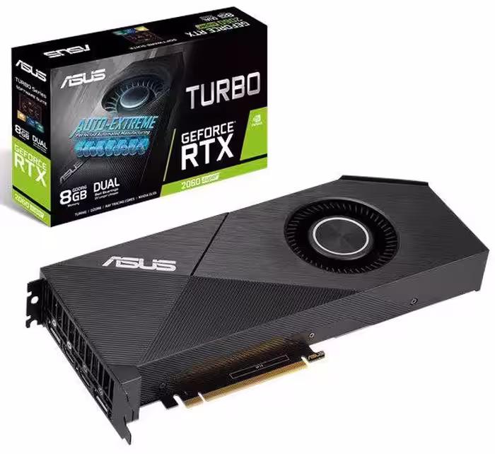 کارت گرافیک ایسوس مدل TURBO-RTX2060S-8G-EVO با حافظه 8 گیگابایت