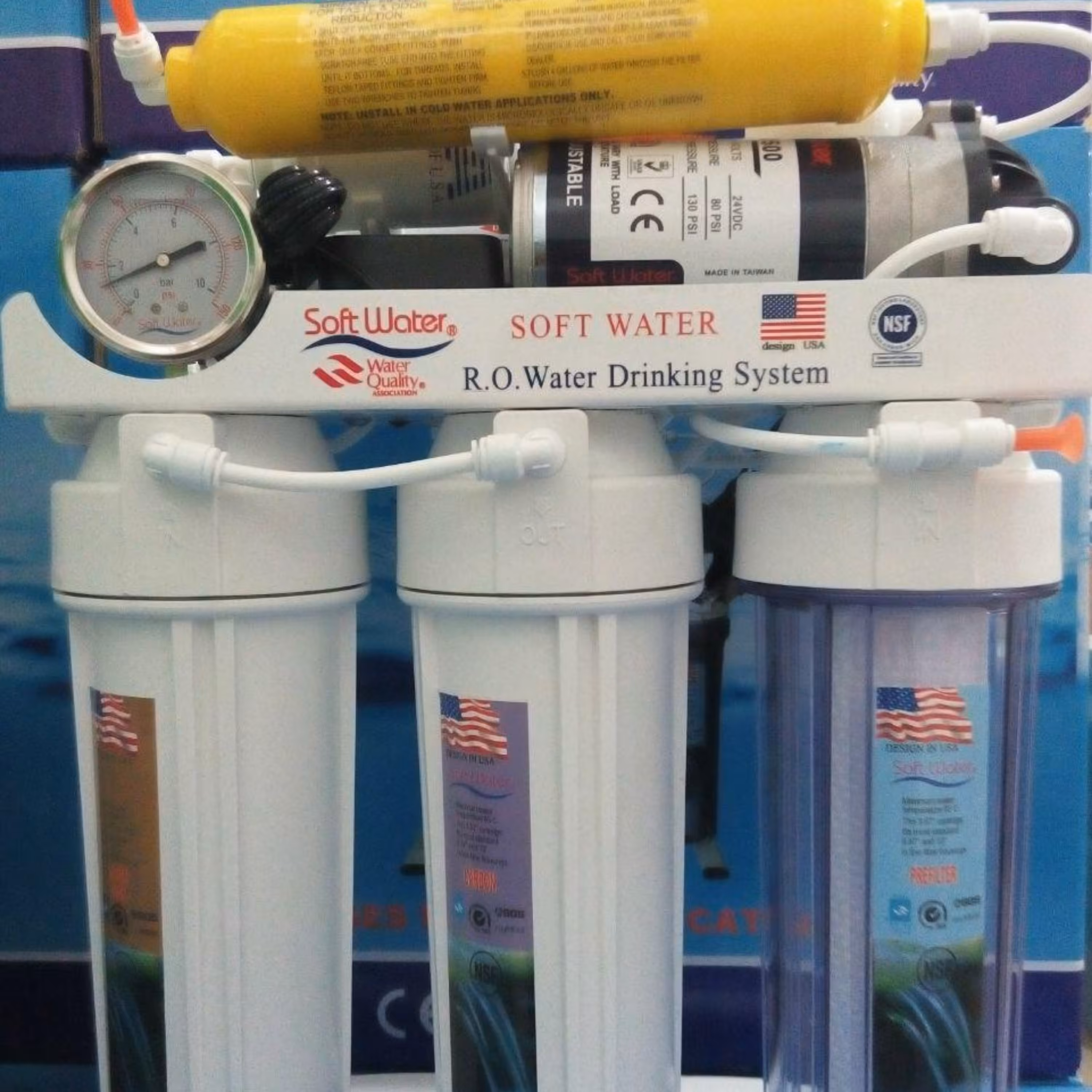 دستگاه تصفیه اب6 مرحله ای سافت واتر  