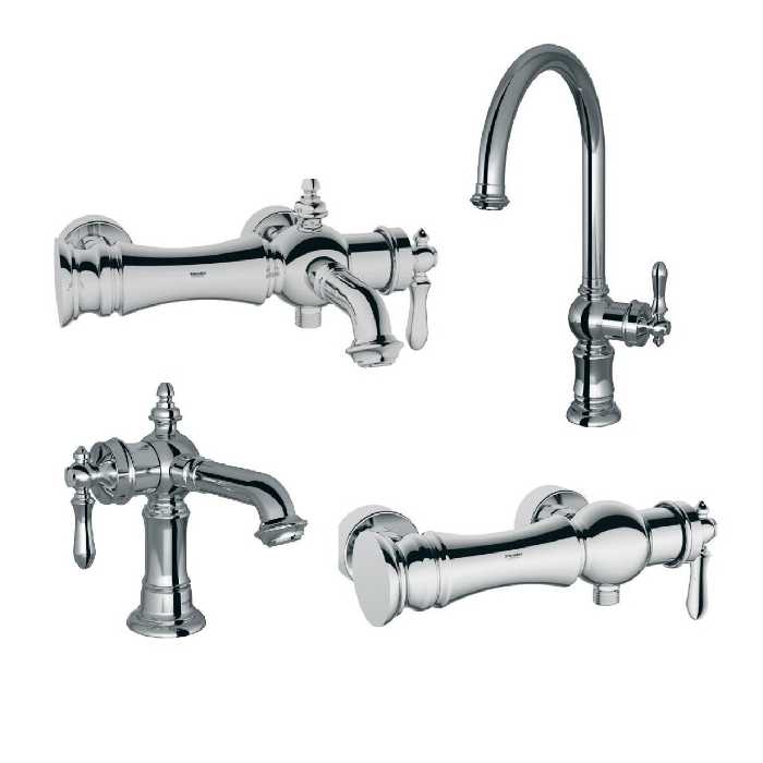 ست شیرآلات شودر مدل بیزانس