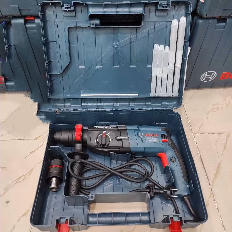 دریل بتن کن بوش مدل 2.26
3 کاره دریل، دریل چکش و چکش
توان 800 وات
