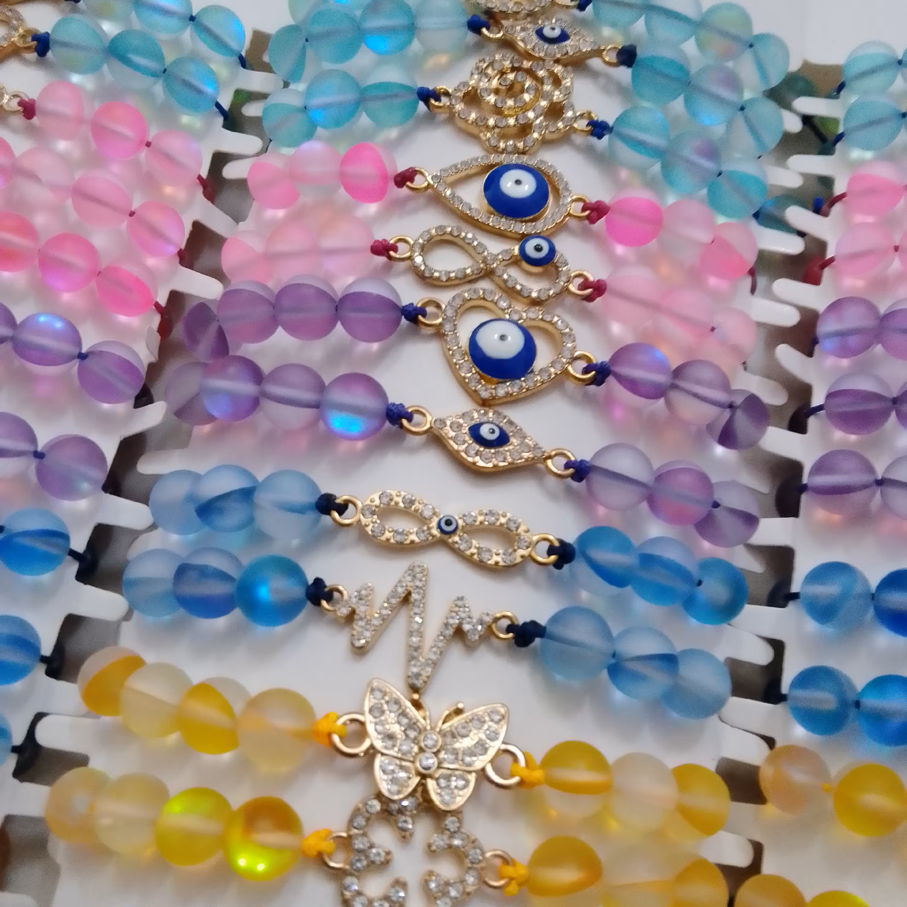 دستبند چشم نظر  مون استون