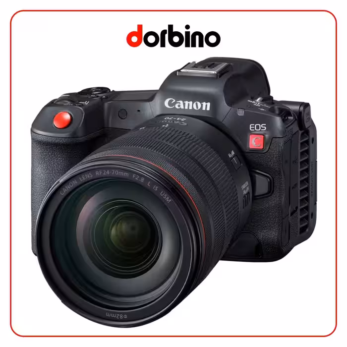 دوربین عکاسی کانن Canon EOS R5 C Mirrorless Cinema Camera with 24-105 f/4L Lens - فروشگاه دوربین دوربینو