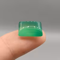 عقیق سبز طبیعی و معدنی مستطیلی 